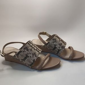Cole Haan wedge sandals, EUC, size 6B